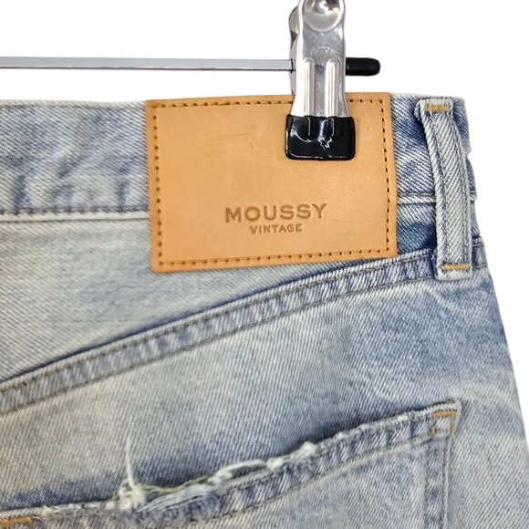 Moussy Vintage Womens Distressed Button Fly Skinny Jeans, Size 26 - Picture 9 of 11